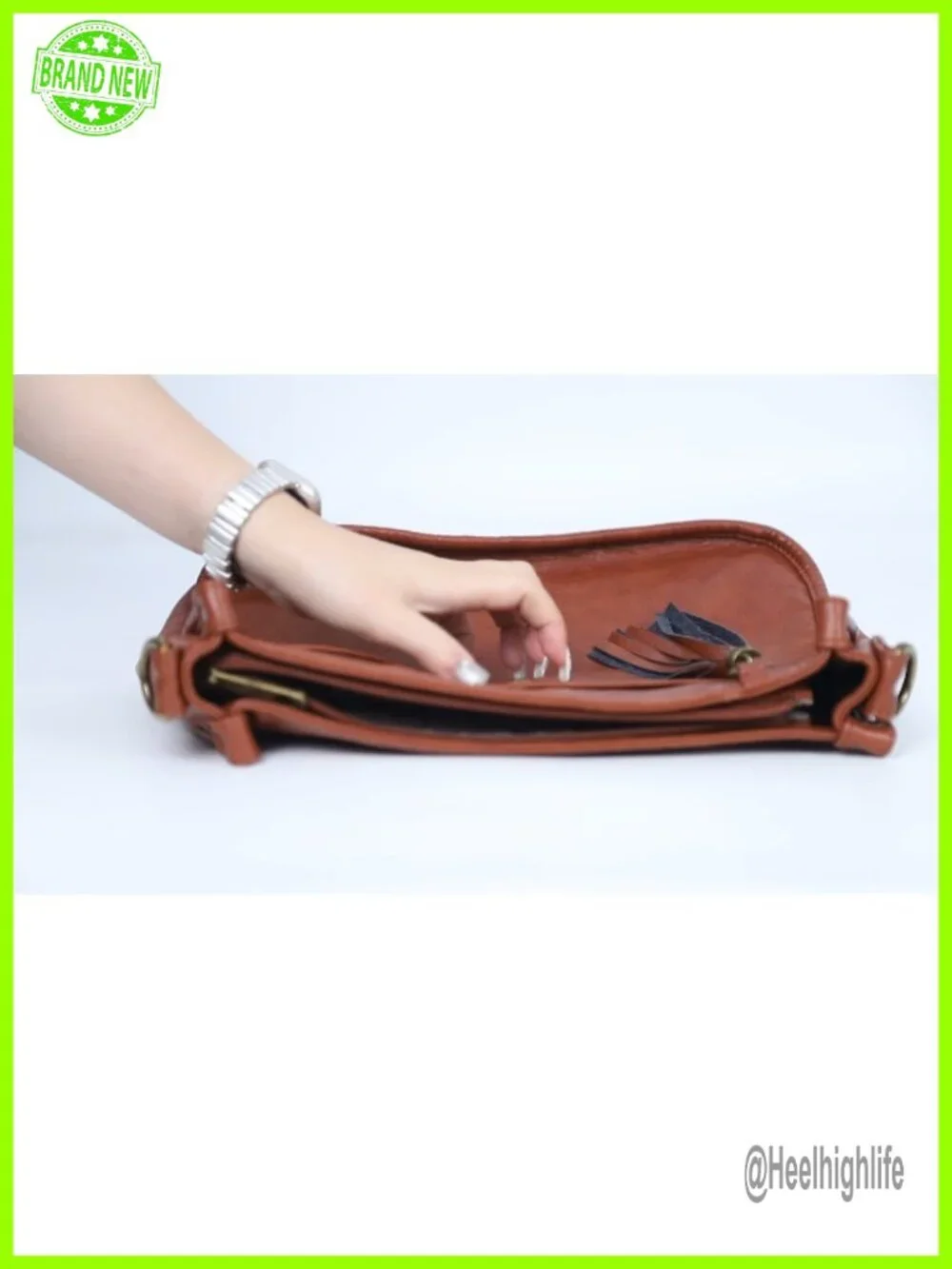 Crossbody Hobo Bag Vegan Leather Tassel Purse Shoulder Handbag with Guitar Strap